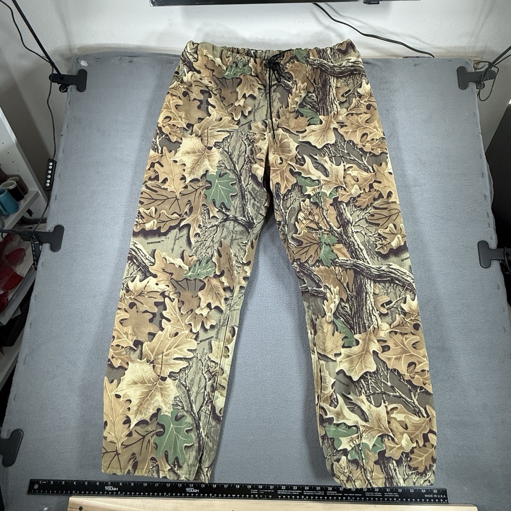 VINTAGE Gore-Tex Camo Pants Men's 2XL Camouflage Hunting USA Made Timber Leaf
